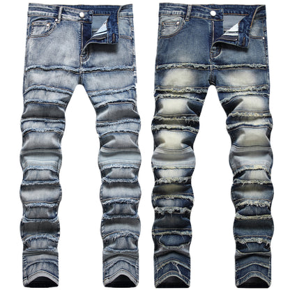 Fashion Casual Denim Pants 8811#