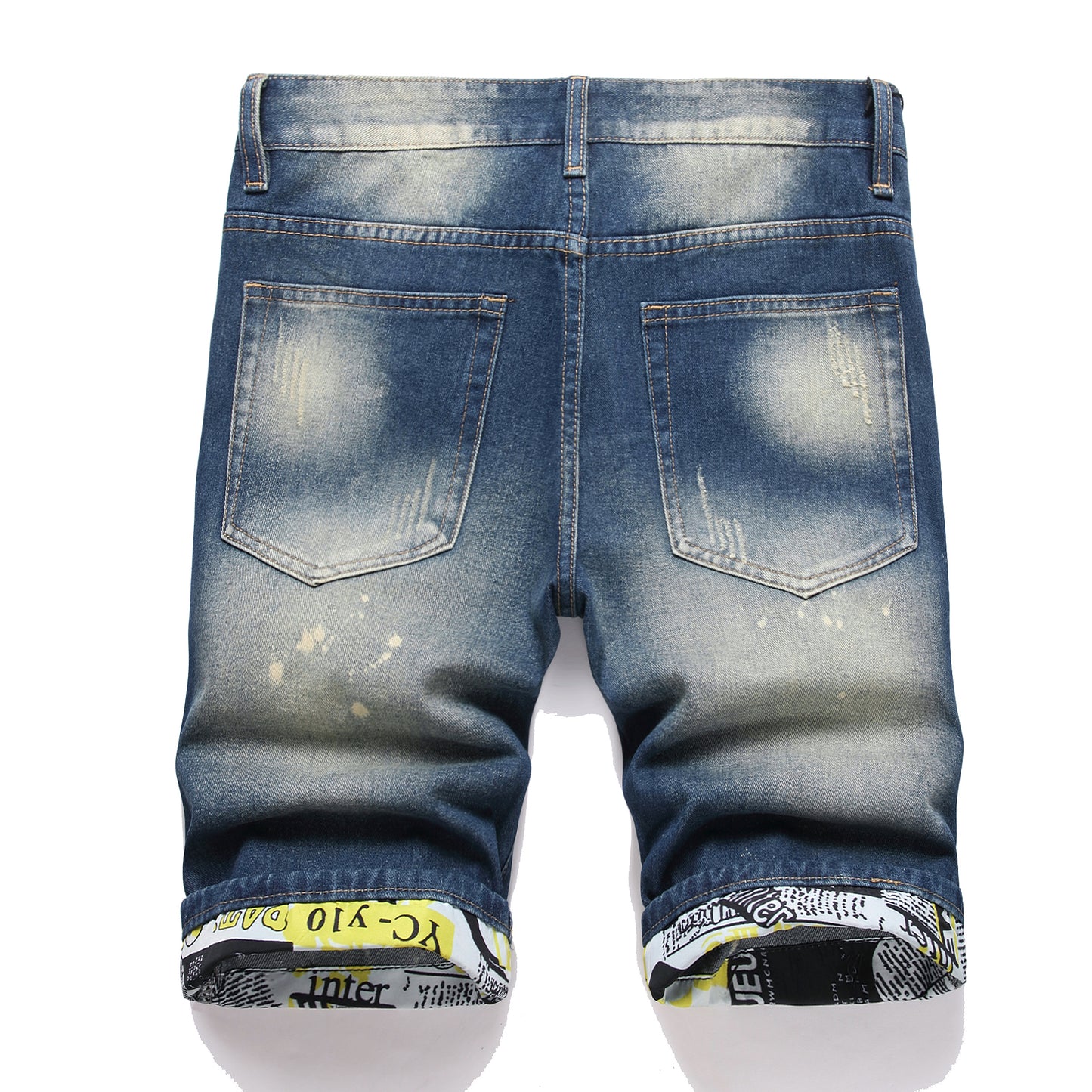 Men's  Jean Shorts 668#