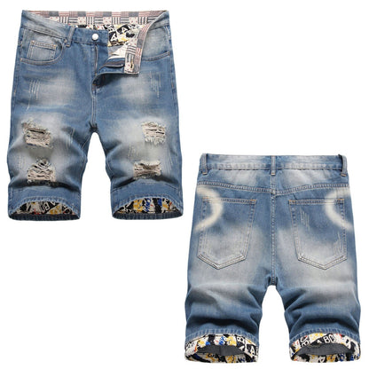 Men's  Jean Shorts 664#