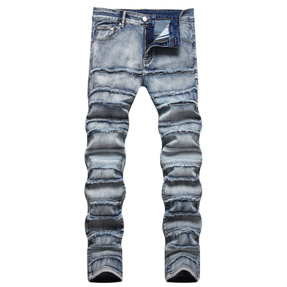 Fashion Casual Denim Pants 8811#