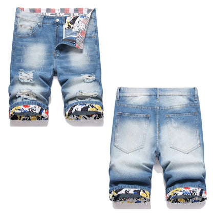 Men's  Jean Shorts 611#