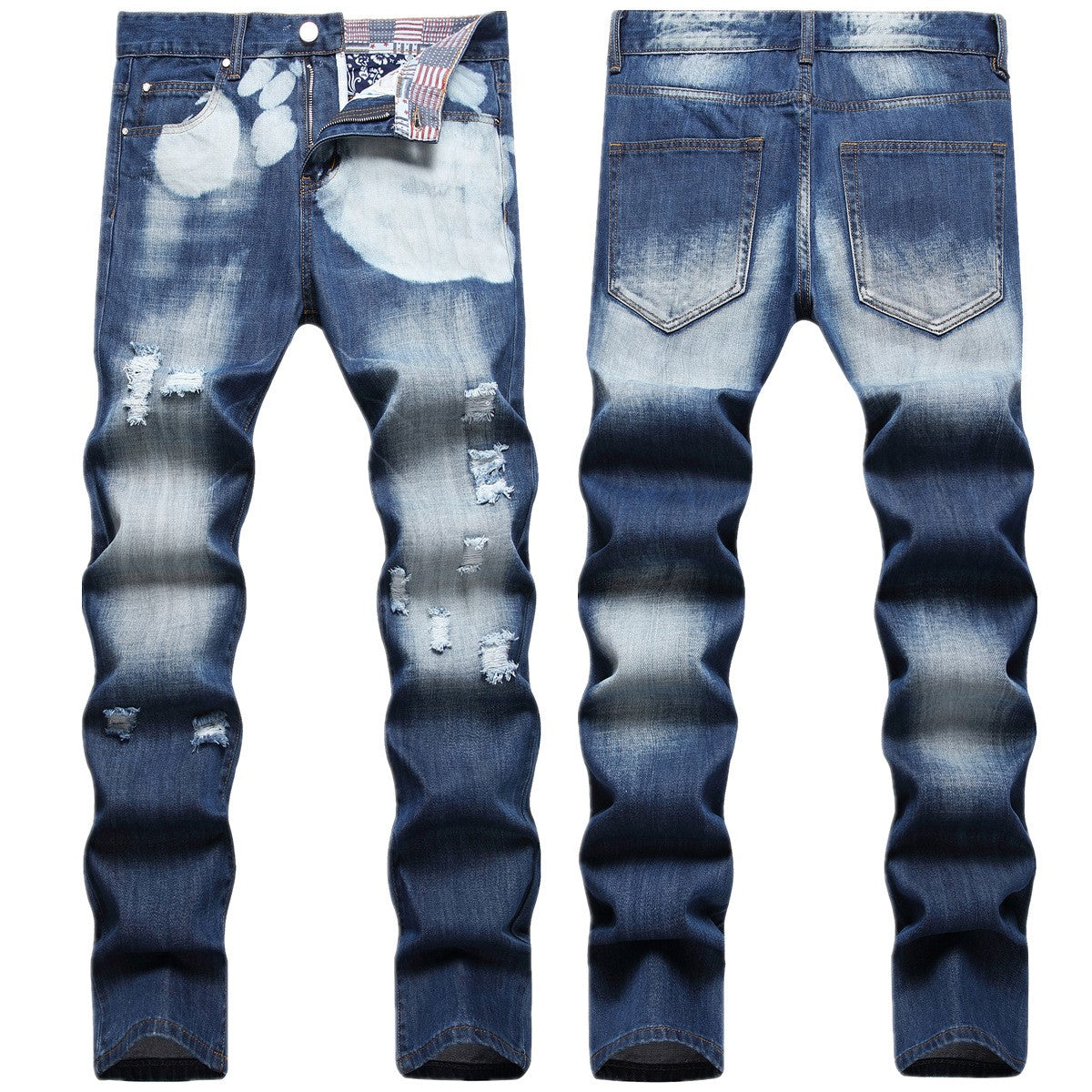 Fashion Casual Denim Pants 8816#