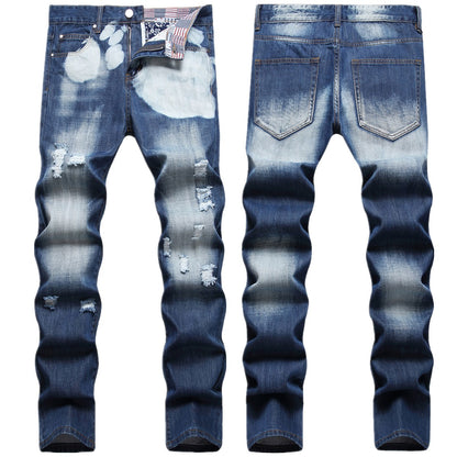 Fashion Casual Denim Pants 8816#