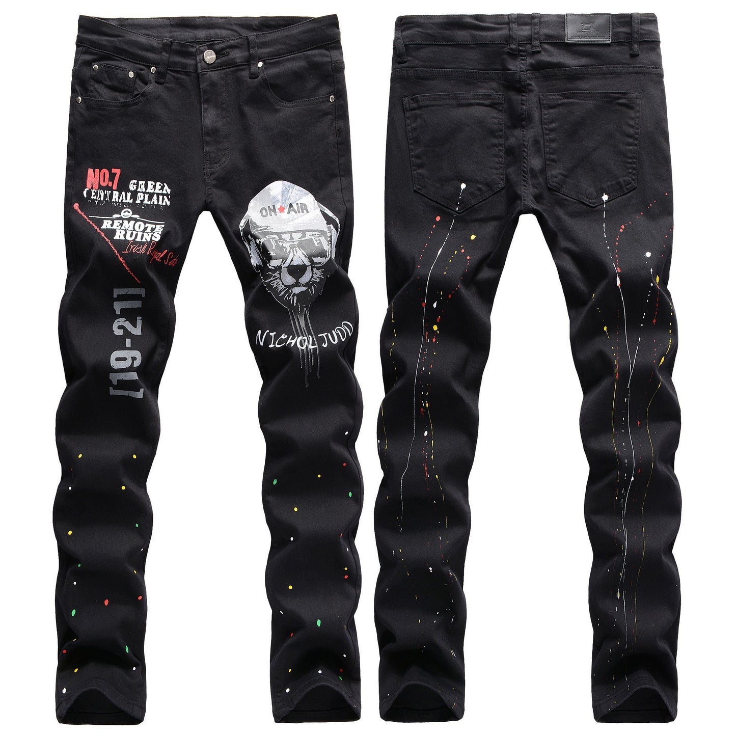 Fashion Casual Denim Pants 1751#