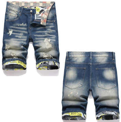 Men's  Jean Shorts 668#