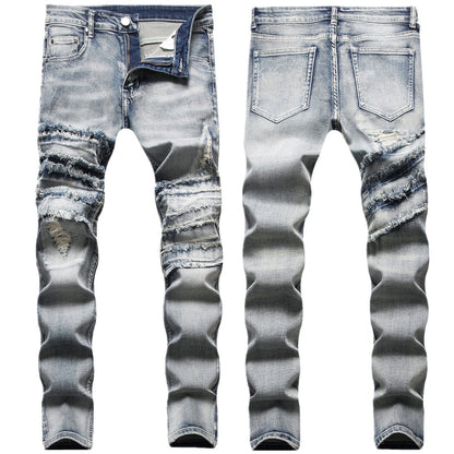 Fashion Casual Denim Pants 7129#