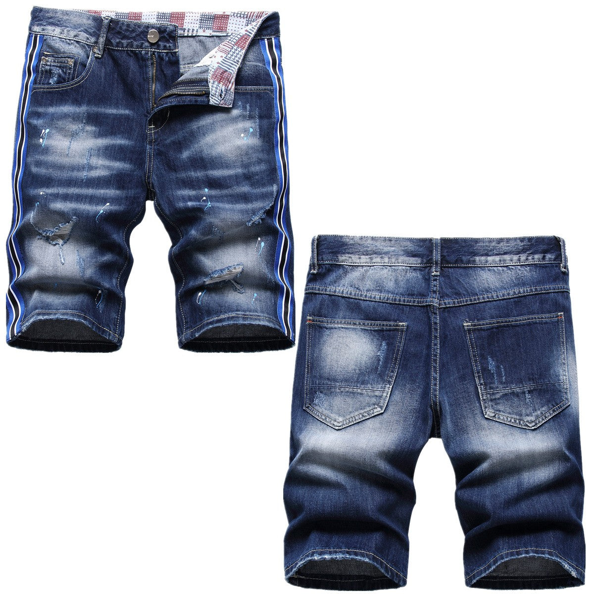 Men's  Jean Shorts 827#