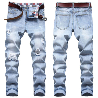 Fashion Casual Denim Pants D667#