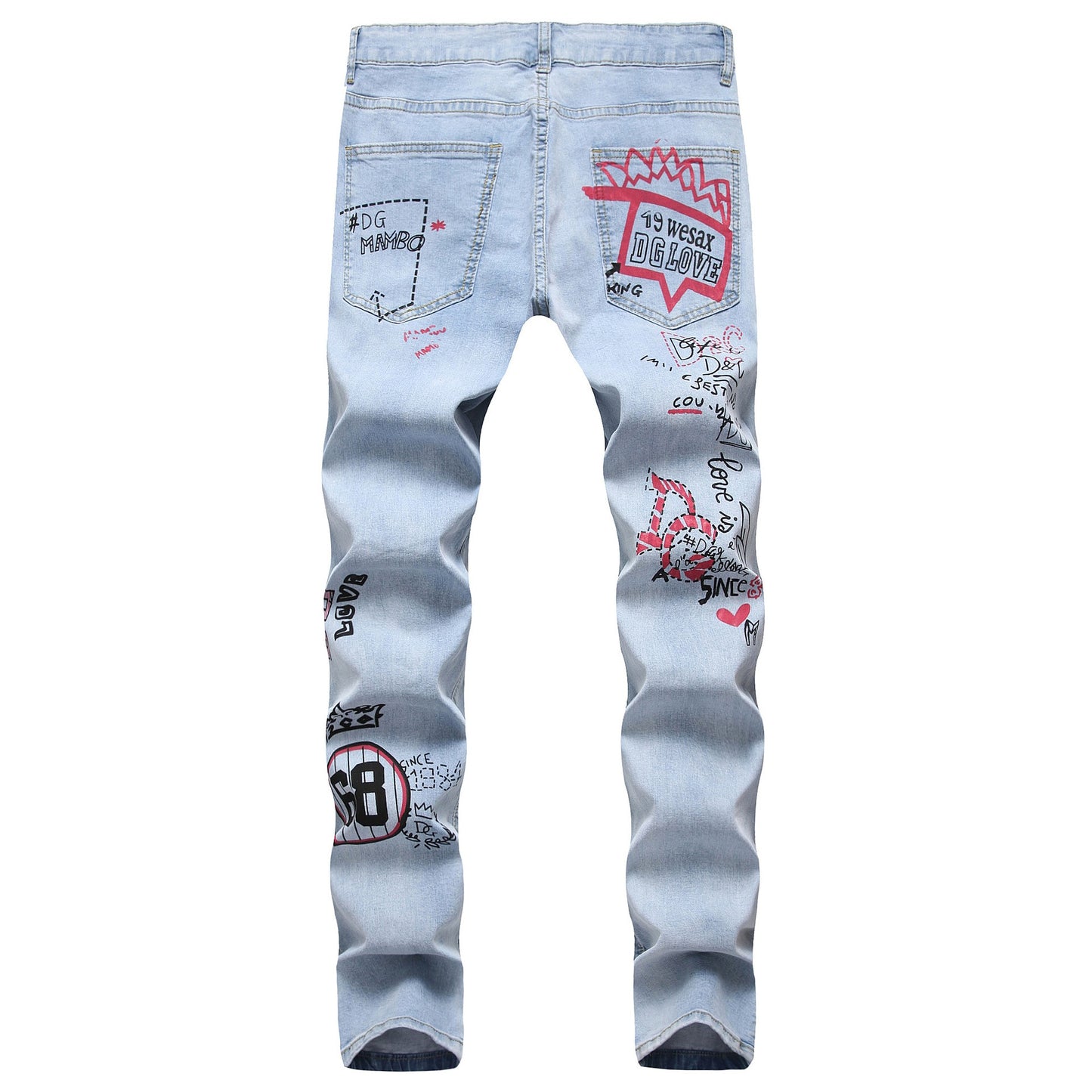 Fashion Casual Denim Pants 027#