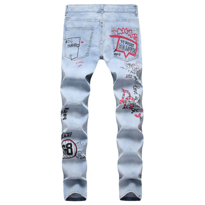 Fashion Casual Denim Pants 027#