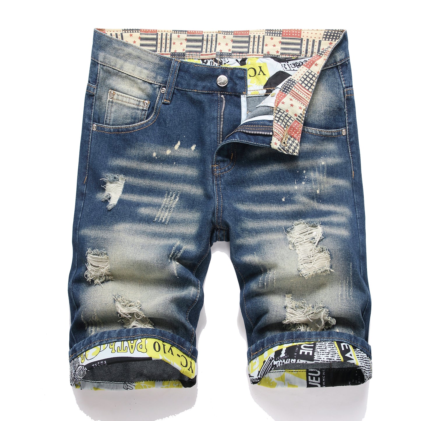 Men's  Jean Shorts 668#