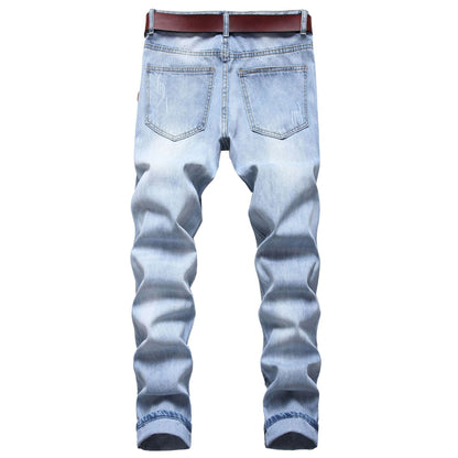 Fashion Casual Denim Pants D667#