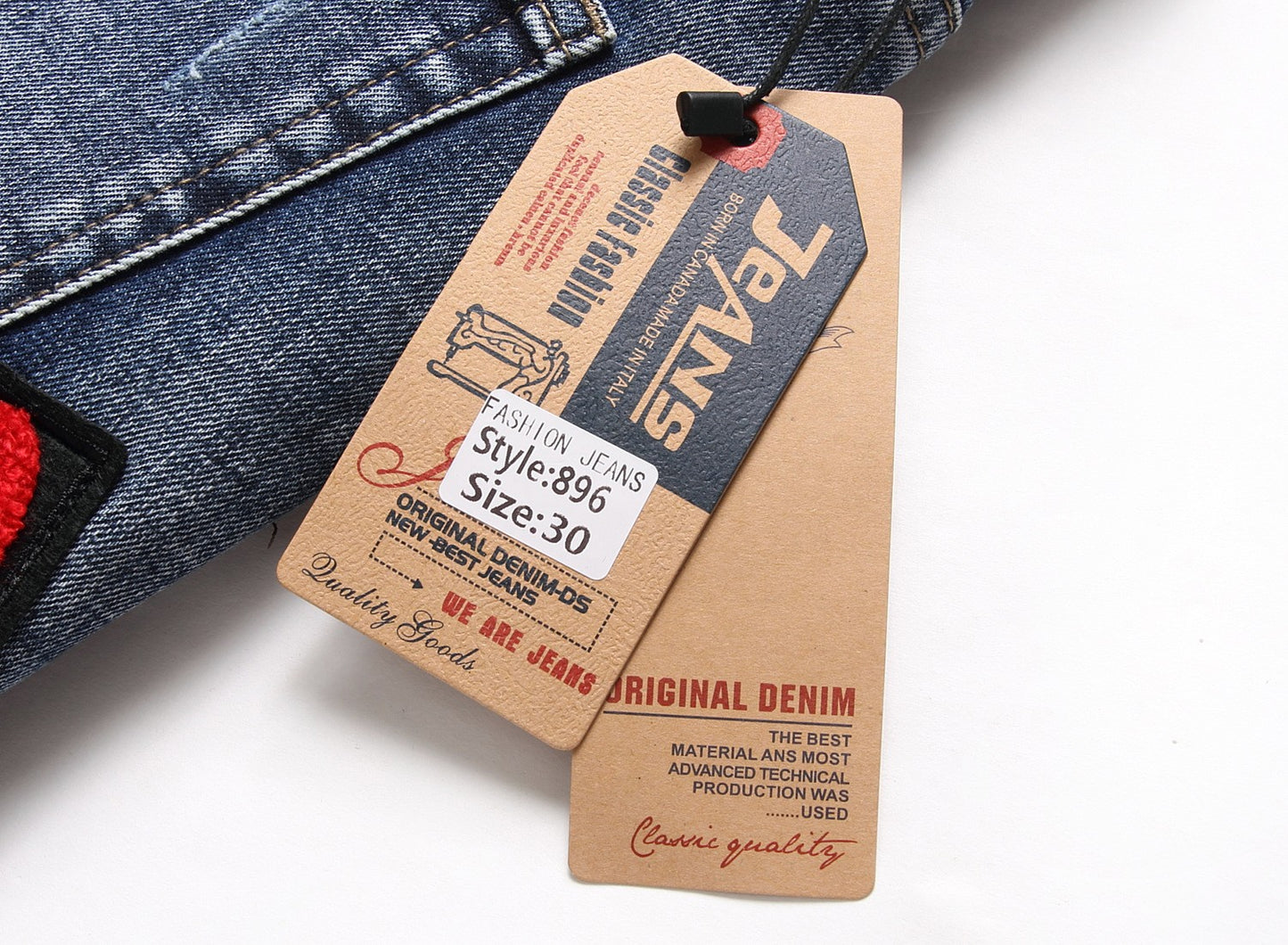 Fashion Casual Denim Pants 896#