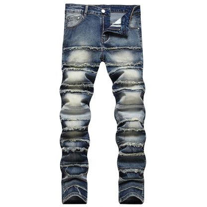 Fashion Casual Denim Pants 8811#