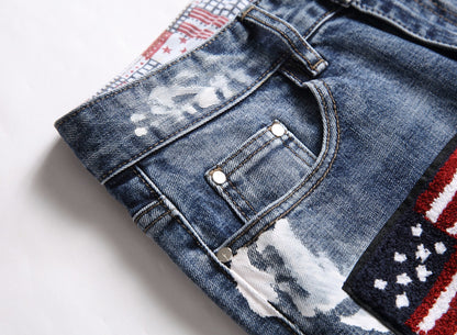 Fashion Casual Denim Pants 896#